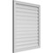 Ekena Millwork Vertical Surface Mount PVC Gable Vent: Functional, w/ 2"W x 1-1/2"P Brickmould Frame, 32"W x 38"H GVPVE32X3802SF - alternate 3
